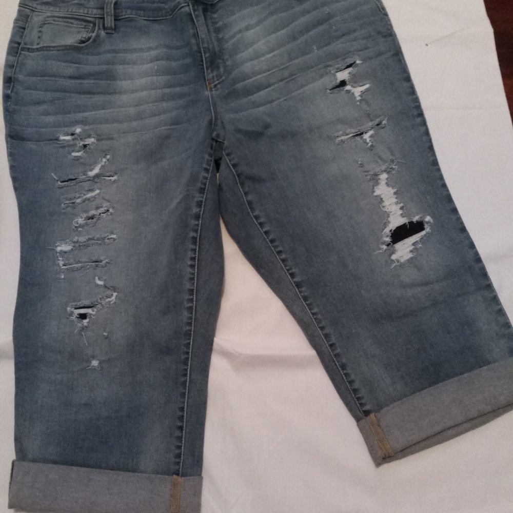 Denim jeans skinny crop